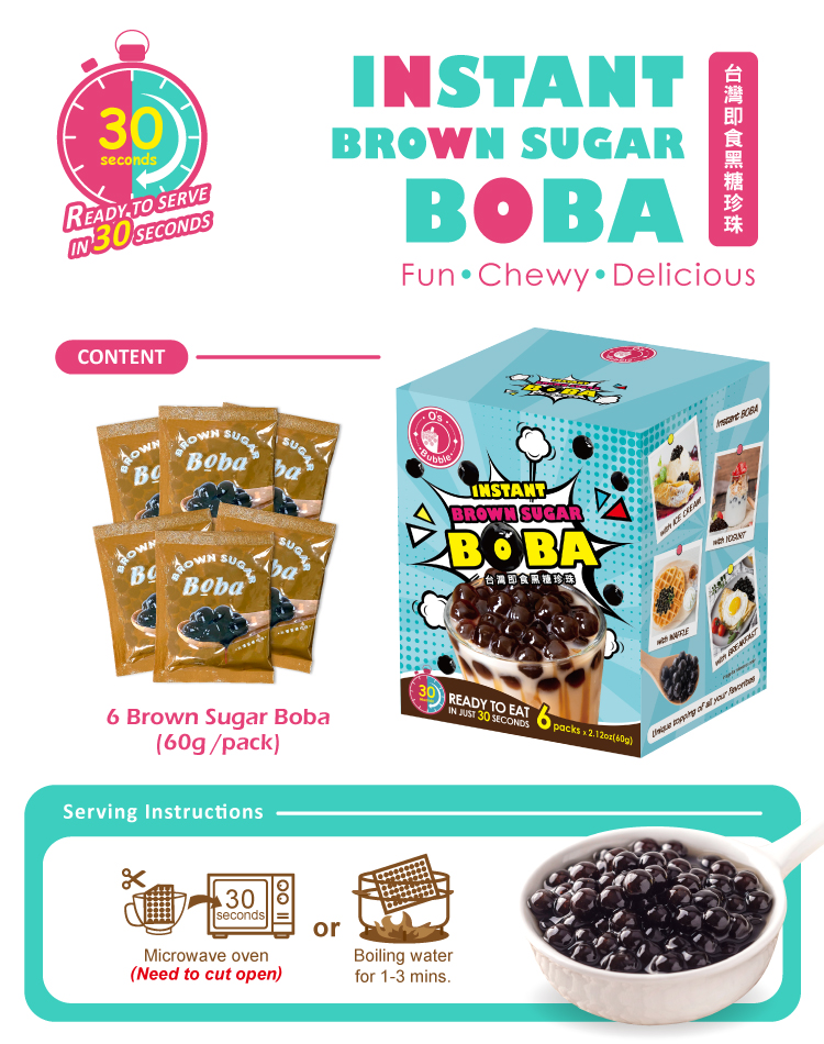 Pocas DIY Bubble Tea Kit Brown Sugar 3 Pack - 9oz – Candy Funhouse US