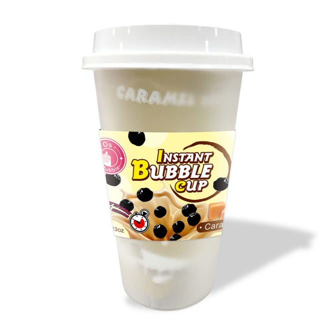 caramel boba tea